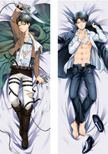 Load image into Gallery viewer, Levi Ackerman / Attack On Titan / Body Pillow Cover
