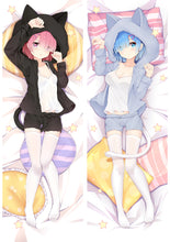 Load image into Gallery viewer, Rem &amp; Ram / Re:Zero / Body Pillow Cover

